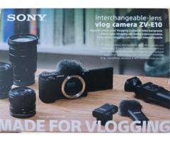 Sony ZV-E10 fotoaparat z izmenljivim objektivom + 16–50 mm ZOOM objekt - 9