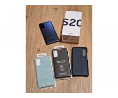 Samsung Galaxy S20 FE 5G + Clear View Cover + 2 dodatna ovitka