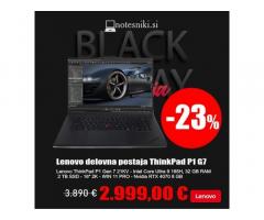 Lenovo delovna postaja ThinkPad P1 G7 – AKCIJA z ULTRA 9 in RTX4070!