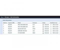 NAS mrežni strežnik Thecus N5500 s 5x1TB diski - 7