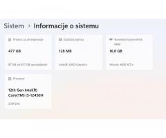 Lenovo IdeaPad Slim 3 | 16GB RAM | 512GB SSD | i5 12gen | WIN11 Home | praktično nov - 10