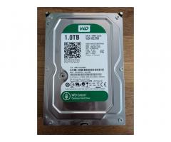 WD trdi disk Green 1 TB, 7200rpm - 3