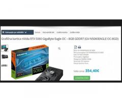 NOVA Grafična kartica nVidia - 3 LETA GARANCIJE