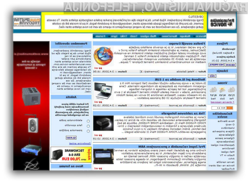 Sodelujte pri prenovi spletne strani