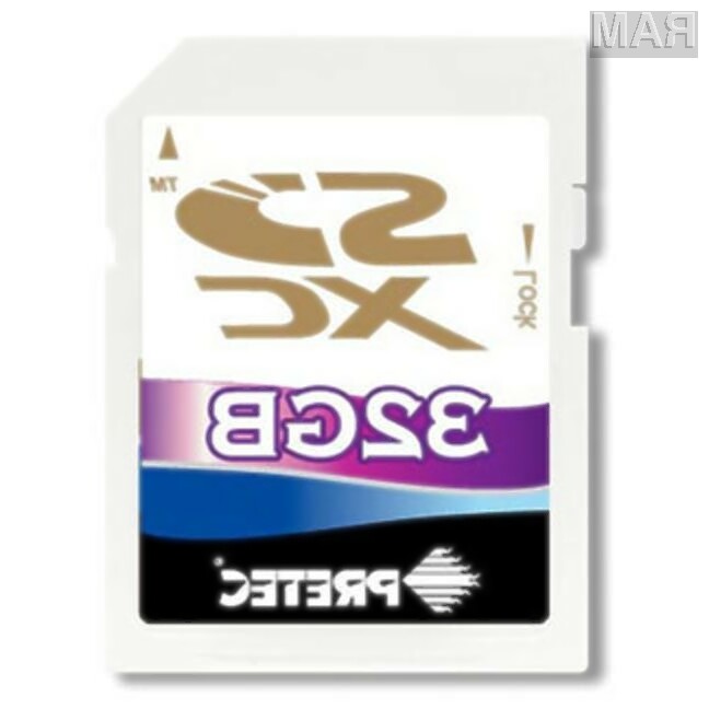 Pomnilniško kartico SDXC žal ne bo mogoče uporabljati v napravah s podporo karticam SD in SDHC.