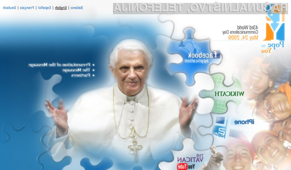 Vatikan širi svojo spletno prisotnost