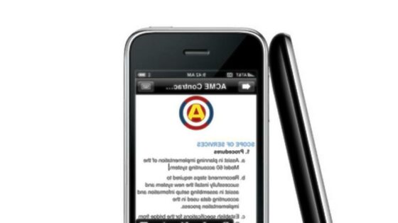 Urejanje Wordovih dokumentov z  mobilnikom iPhone