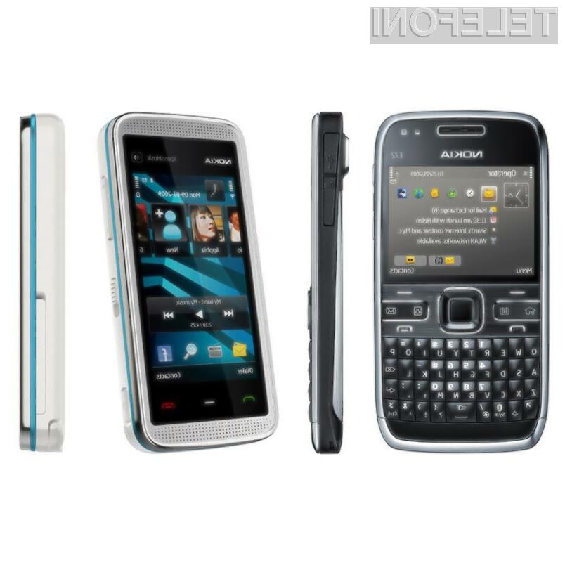Nova Nokia E72 in 5530 XpressMusic.