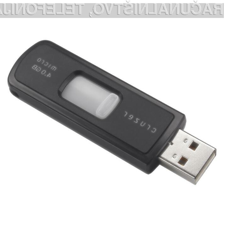 Visokoločljivi filmski posnetki se selijo na pomnilniške ključke USB.
