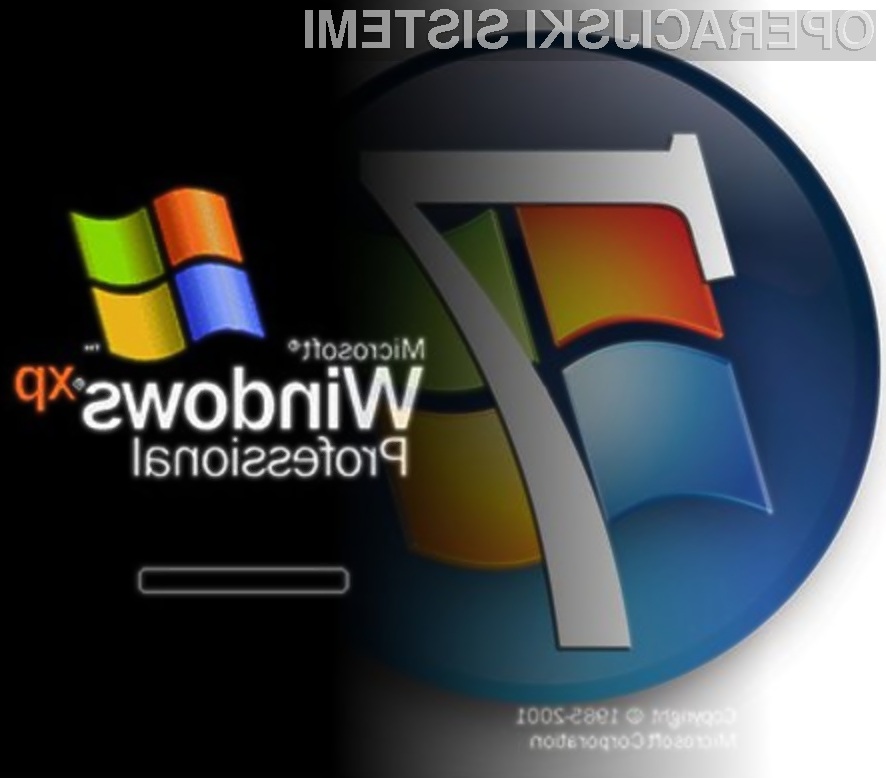 Windows 7 je bogatejši za preobleko Oken XP.