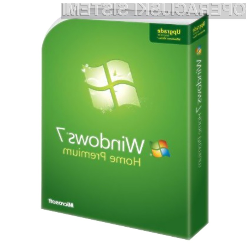 Družinski paket Windows 7 Home Premium se bo zagotovo tržil za med!