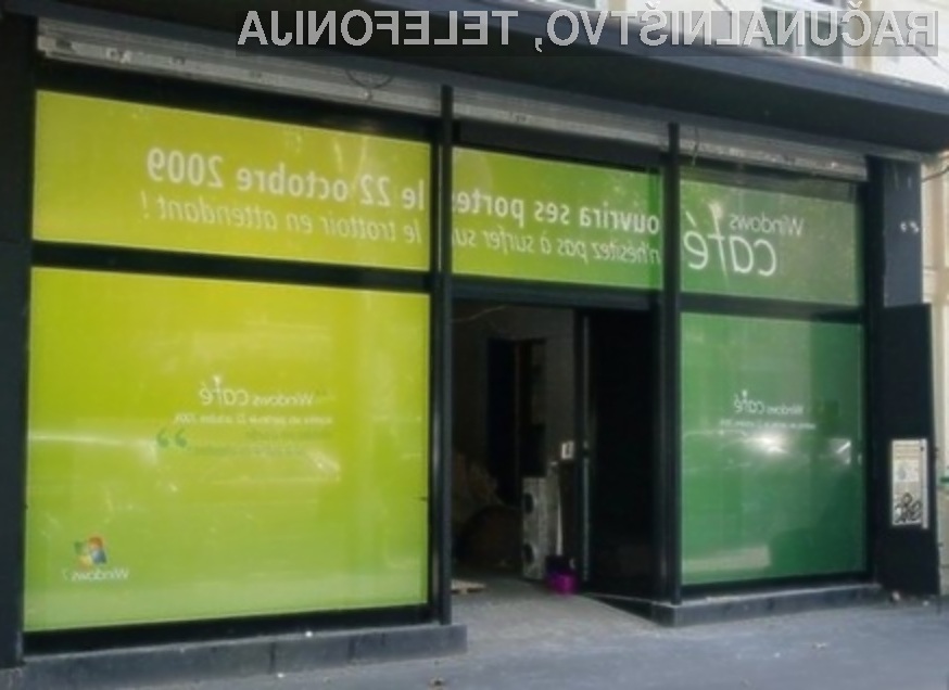 Prva Windows kavarna naj bi pripomogla k boljši prodaji Microsoftovih programov na francoskih tleh.