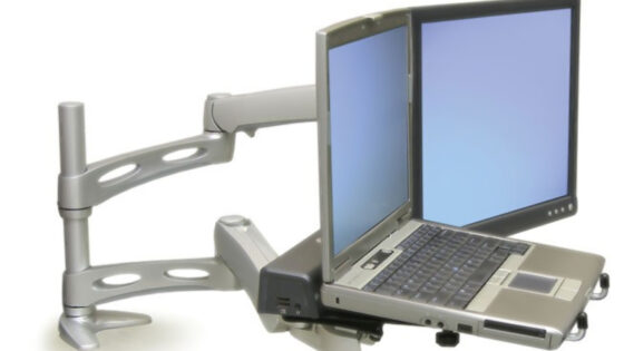 Namizni nosilec Ergotron LX Dual Desk Mount Arm