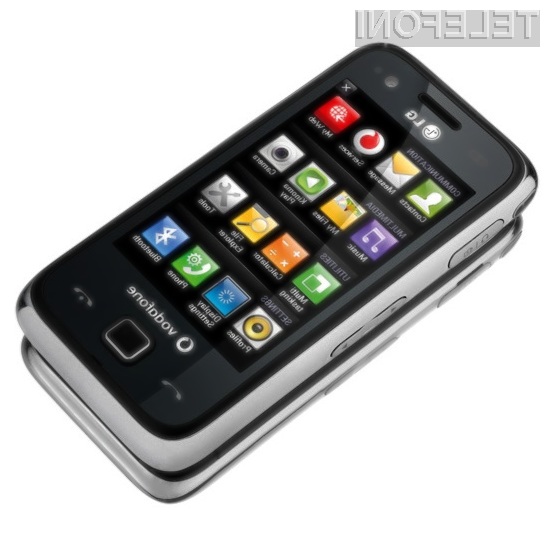 Oblikovno všečen in vsestransko uporabni pametni mobilni telefon LG GM750.
