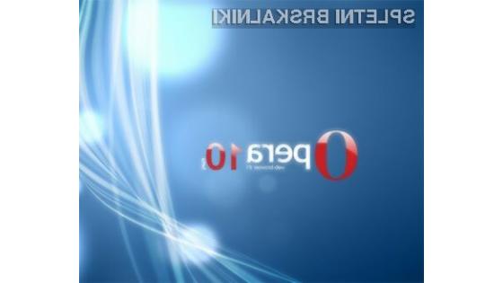 Opera 10 je povsem konkurenčna vodilnim spletnim brskalnikom.
