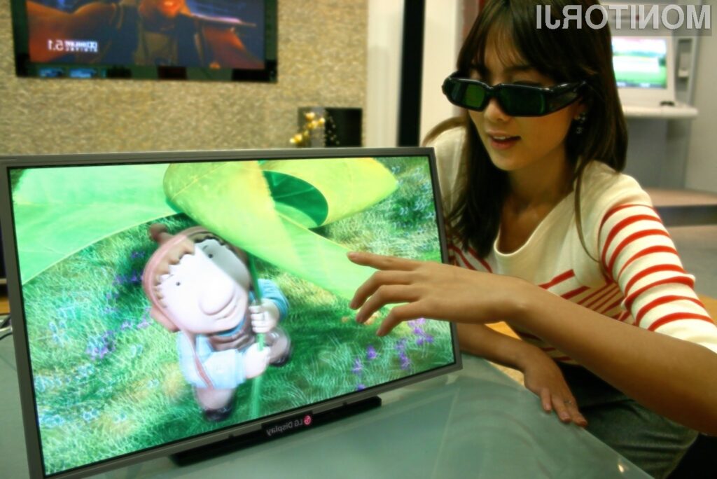 Zaslon LG Full HD 3D izrisuje visokoločljive slike na način, kot da bi dejansko izstopale nekaj centimetrov iz zaslona.