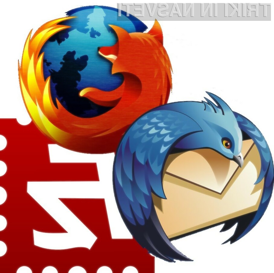 Firefox in Thunderbird sta tudi v Sloveniji precej priljubljena.