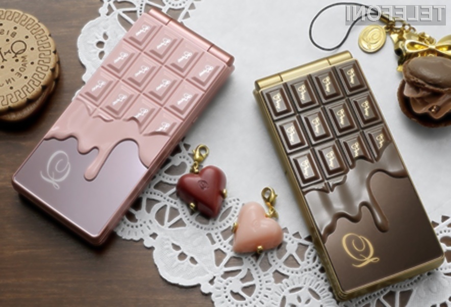 Mobilni telefon NTT DoCoMo Melty Chocolate je edinstven v vseh ogledih.