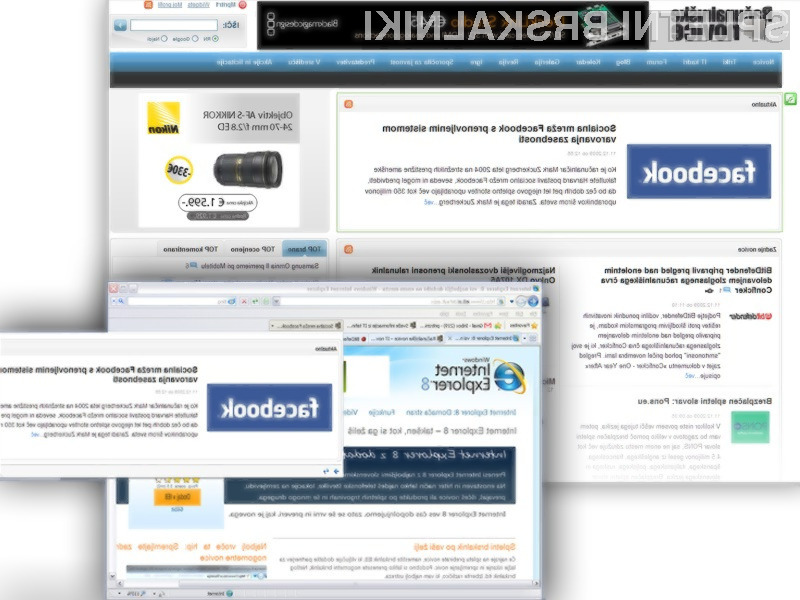 Računalniške novice predstavljajo prilagojen spletni brskalnik Internet Explorer 8, ki je namenjen zlasti računalniškim navdušencem.