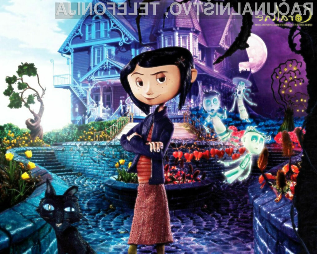 Tridimenzionalna filmska uspešnica Coraline 3D je prva, ki je klonila spretnim filmskim piratom.