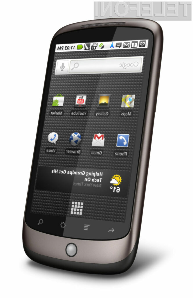 Začetek prodaje mobilnika Nexus One je bil manj uspešen, kot ga je bil deležen iPhone.