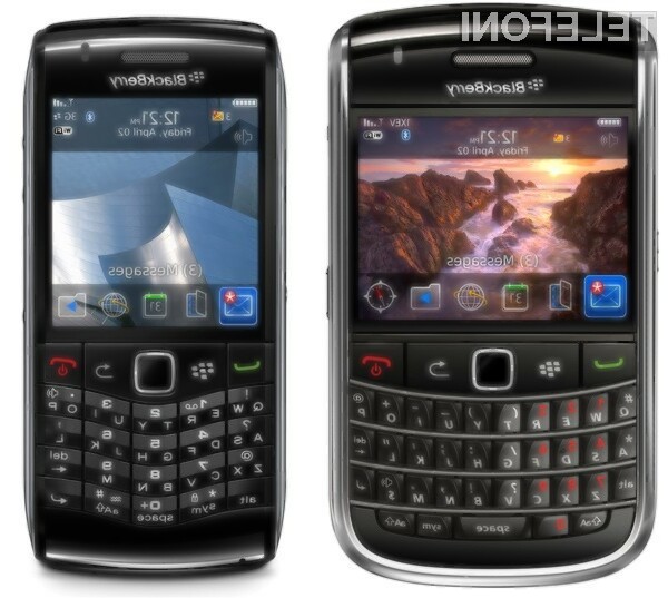 BlackBerry Bold 9650 in BlackBerry Pearl 3G.