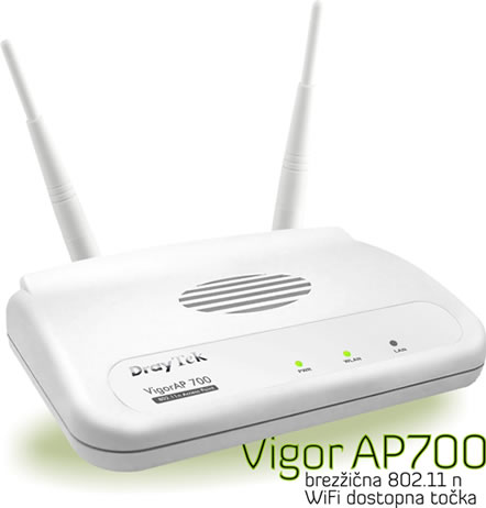 Vigor AP700 - 802.11n brezžična Wi-Fi dostopna točka