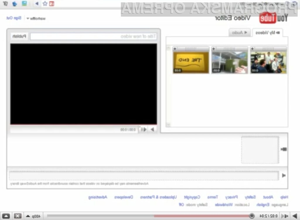 Brezplačni spletni urejevalnik filmskih posnetkov YouTube Video Editor je sila enostaven za uporabo!