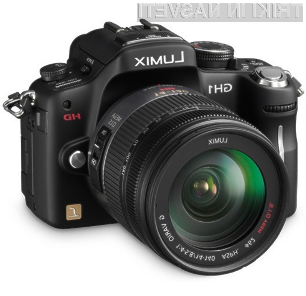 Lastniki digitalnega fotoaparata Panasonic Lumix GH1 za videoposnetke ne potrebujejo več kamkorderjev!