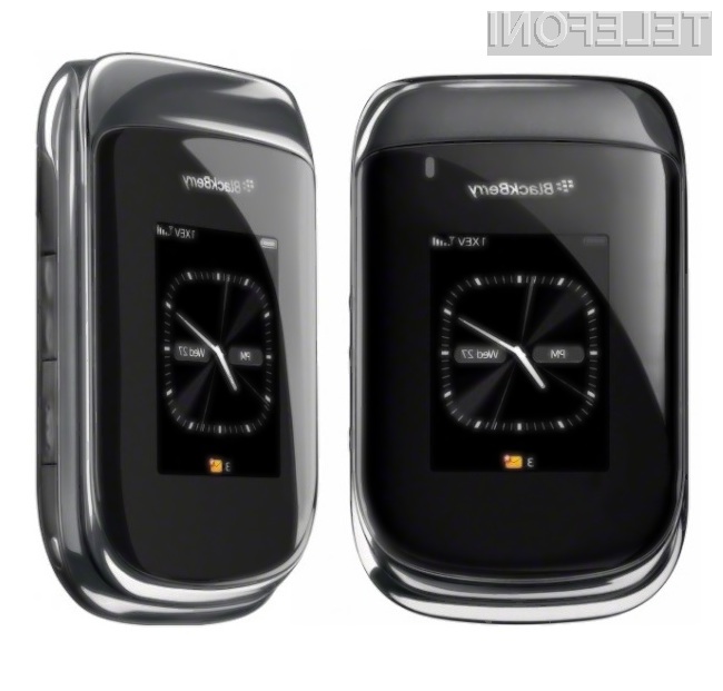 Preklopni pametni mobilni telefon BlackBerry Style 9670 je povsem pisan na kožo mladim!