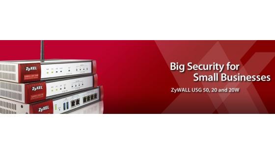 Velika varnost za majhna podjetja - ZyXEL USG 20, 20W in 50.