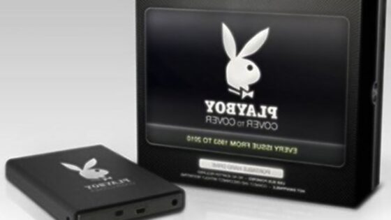 Erotični zunanji trdi disk Playboy za prave moške bo zagotovo šel za med!
