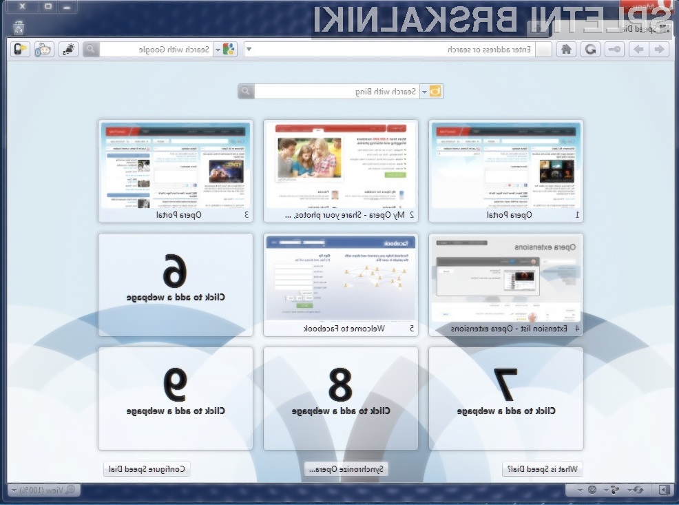 Spletni brskalnik Opera 11 je bogatejši za povsem prenovljeni sistem za zavihke.