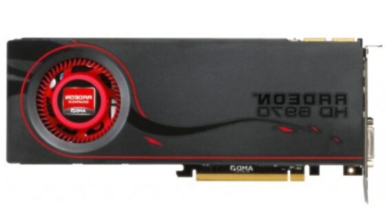 Nadpovprečno zmogljiva grafična kartica AMD Radeon HD 6970.