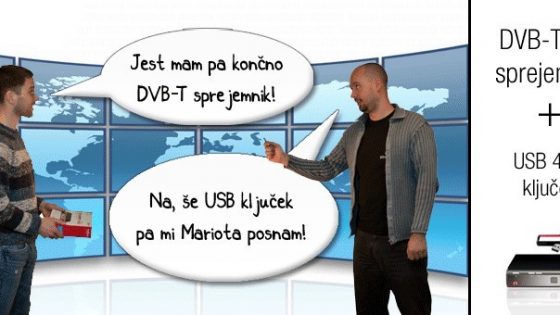 DVB-T sprejemnik s USB ključkom