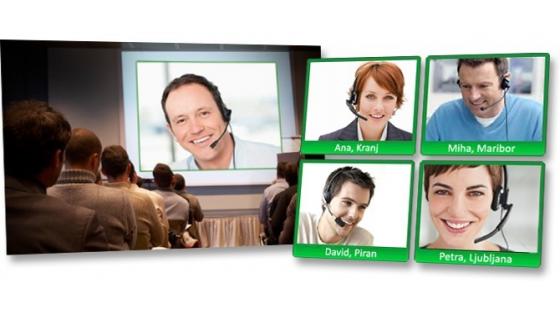 Gostje lahko preko videokonference v živo sodelujejo v TV oddaji