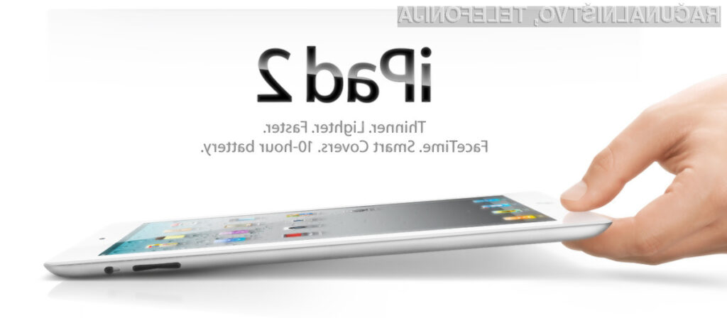 Steklo novega iPada 2 prenese upogibanja tudi za pet centimetrov.
