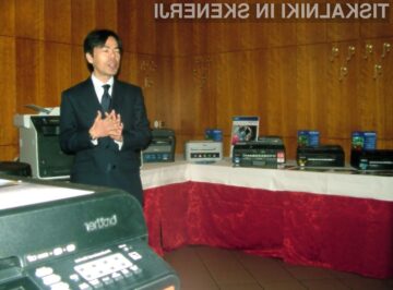 Direktor podjetja Brother CEE, g. Tomonaga Takashi.