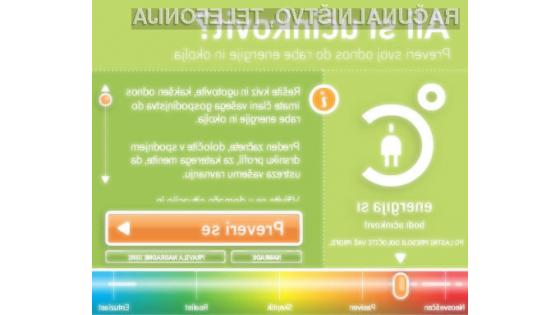 Nagradni kviz je možno igrati na portalu  www.pozitivnaenergija.si.