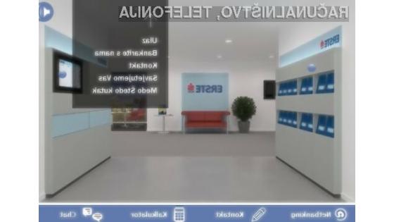 Erste banka je predstavila svojo virtualno poslovalnico postavljeno na Facebooku, ki v glavnem služi za informiranje o bančnih storitvah in produktih.
