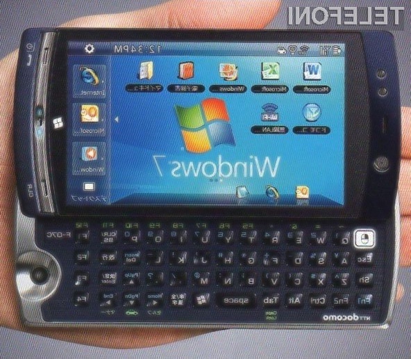 Pametni mobilni telefon Fujitsu LOOX F-07C bo pisan na kožo tako zabavi kot poslovanju.
