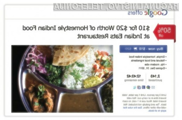 Google Offers bo očitno neposredna konkurenca Grouponu