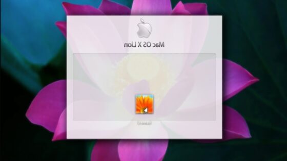 Uporabniški vmesnik operacijskega sistema MacOS X Lion na operacijskem sistemu Windows 7.
