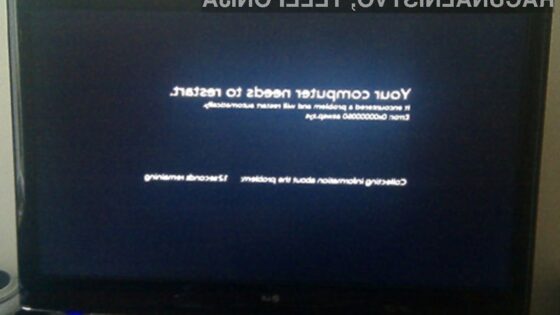 Windows 8 s črnim zaslon smrti