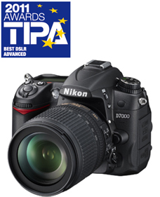 Najboljši napredni D-SLR fotoaparat: Nikon D7000