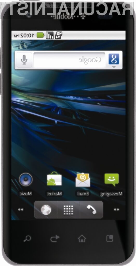 LG T-Mobile G2x - Prvi mobilec opremljen z novim zvočnim čipom podjetja DTS.