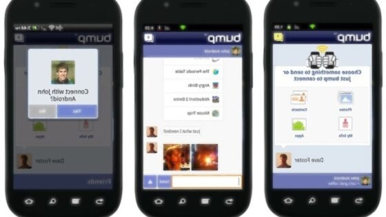 Programska oprema Bump omogoča celo izmenjevanje podatkov med mobilniki Android in iPhone.