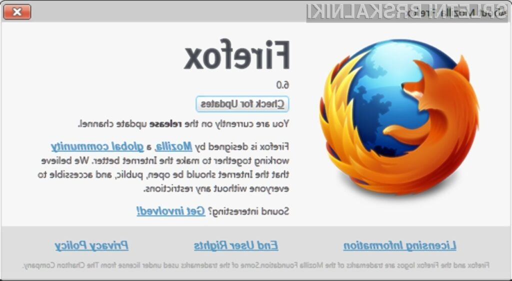 Vas je spletni brskalnik Firefox 6 prepričal?