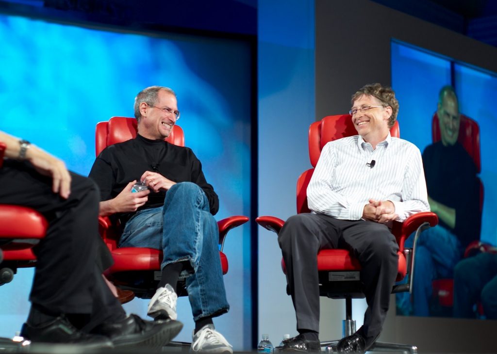 Bill Gates in Steve Jobs sta bila sodelavca, rivala in prijatelja.