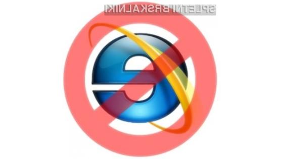 Spletni deskarji so se naveličali spletnega brskalnika Internet Explorer.
